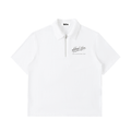 Half-Zip Cotton Polo Shirt