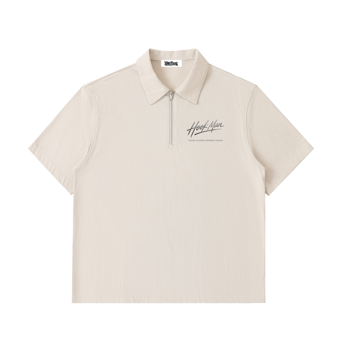 Half-Zip Cotton Polo Shirt